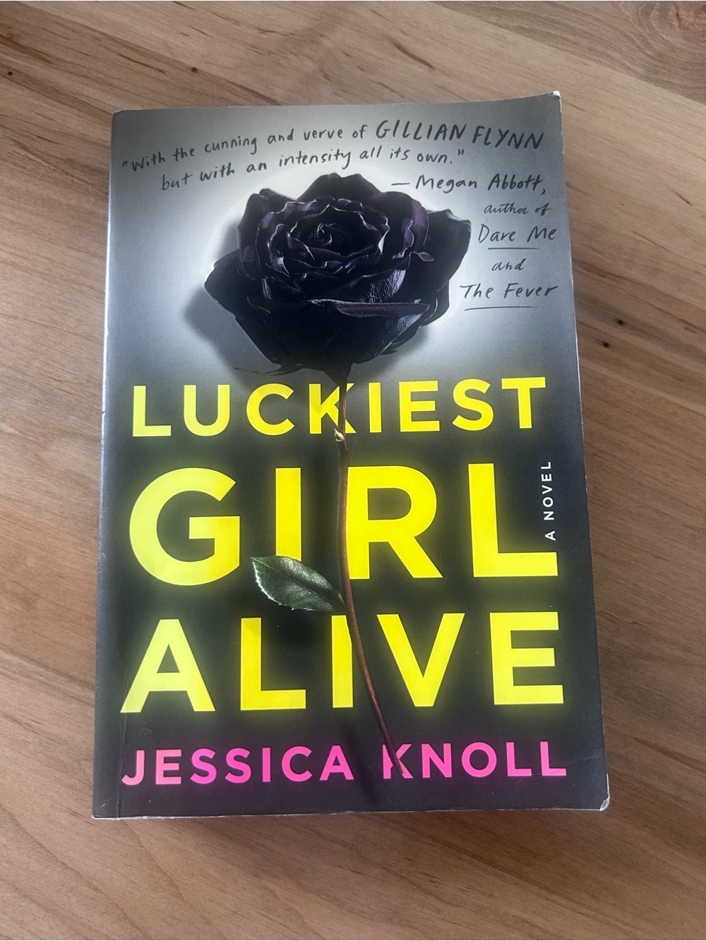 Luckiest Girl Alive by Jessica Knoll - Bright Yellow & Black Cover